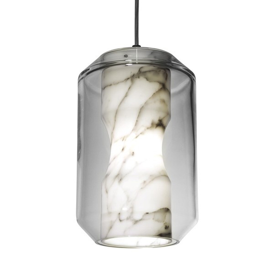 Lee Broom Chamber Light Taklampa Stor Carrara Marmor/Kristall