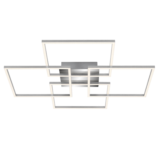 LED-taklampa Frames, 4 kvadrater, vridbar