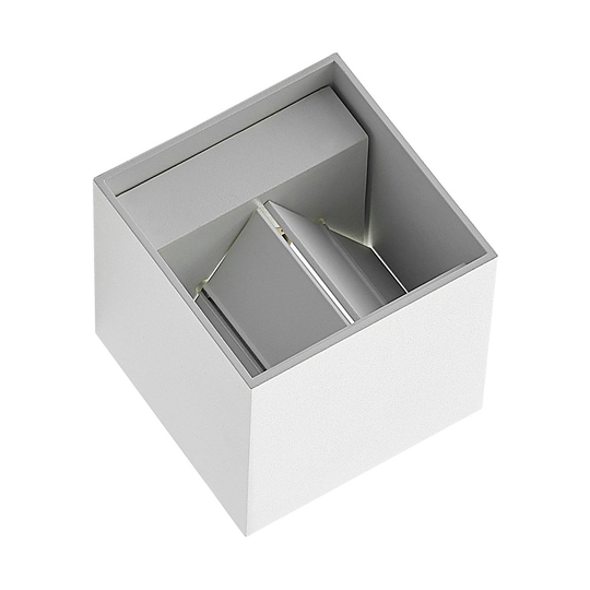 Arcchio Zuzana aluminiumvägglampa kantig vit