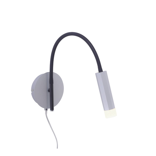 PURE Pure-Gemin LED-vägglampa silver