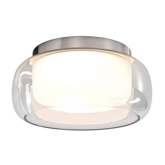 Astro Aquina 360 taklampa, glasskärm, krom
