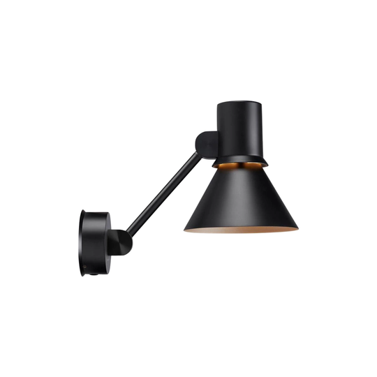 Type 80 W2 Wall, Matte Black, With Plug/Cable, Incl. LED E27 1x6W