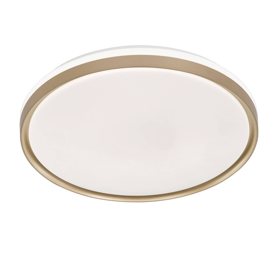 LED-taklampa Jaso BS, Ø 49 cm, guld