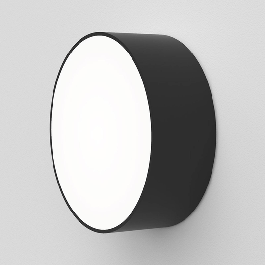 Astro Kea Round 150 LED-vägglampa svart