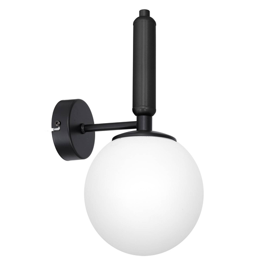 Vägglampa Nalo, svart