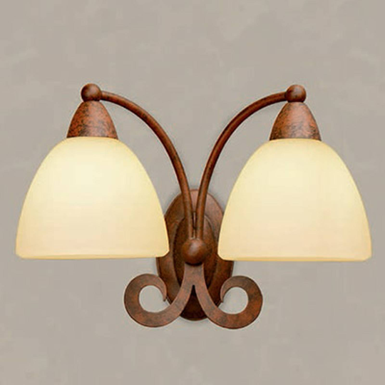 Vägglampa Ginevra m. 2 ljuskällor