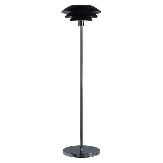 Dyberg Larsen DL31 golvlampa metall Ø 31 cm svart