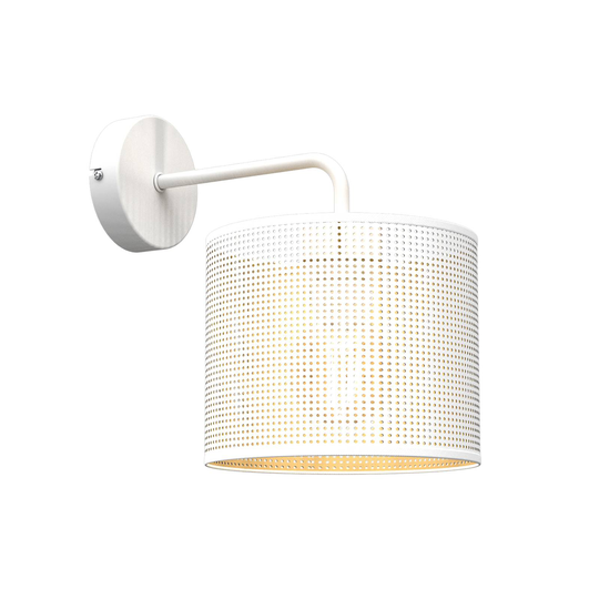 Vägglampa Jovin, 1 lampa, vit/guld