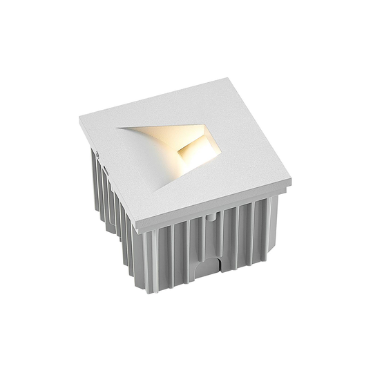 Arcchio Lasca infälld vägglampa, silver, G9, IP65