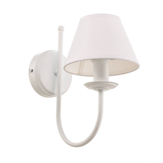 Vägglampa Bona, 1 lampa, vit
