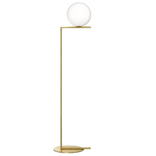 Flos IC F2 Golvlampa Mässing
