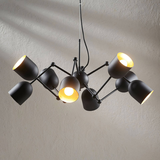 LED-taklampa Morik, 8 ljuskällor, easydim