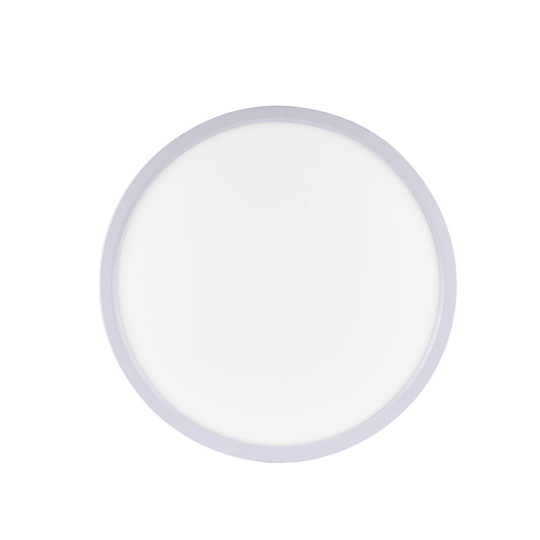 LED-taklampa Flat CCT, Ø 40 cm, vit