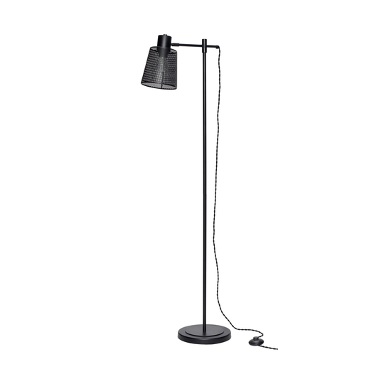 Golvlampa svart metall, Hubsch