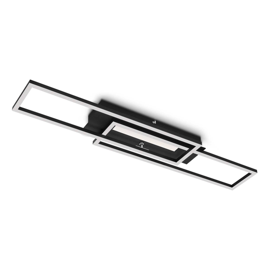 LED-taklampa Frame Mid, 3 000 K, svart