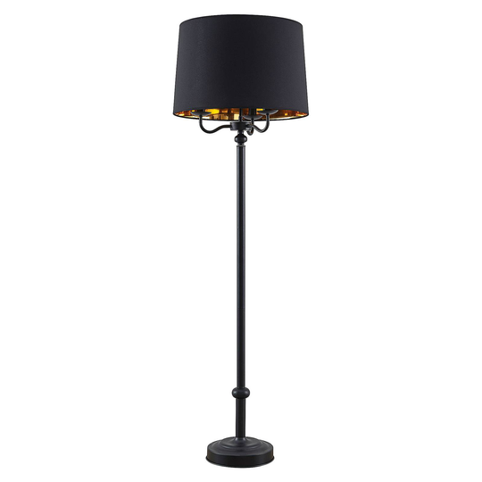 Lindby Christer golvlampa, svart, 160 cm