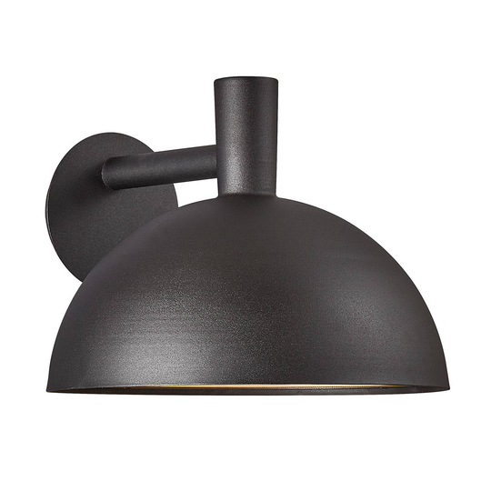 Utomhusvägglampa Arki svart Ø 35 cm