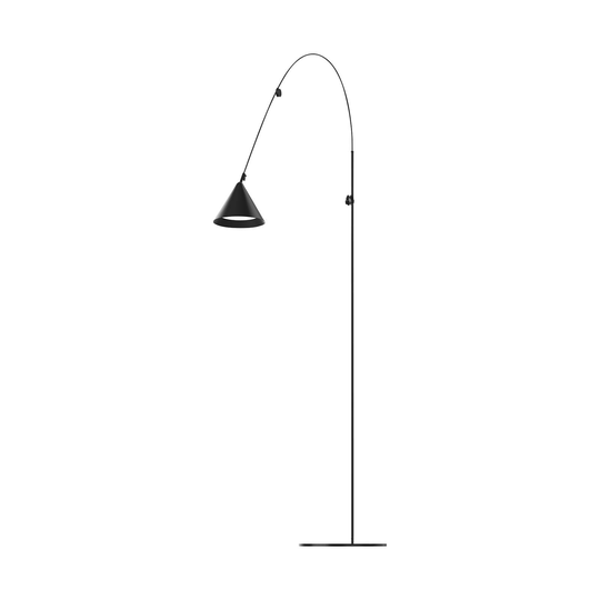Midgard AYNO golvlampa 166 cm svart/svart 4 000 K