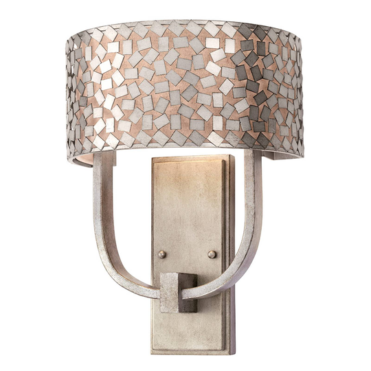 Vägglampa Confetti i silver antik