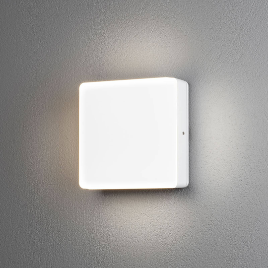 LED-utomhusvägglampa Cesena med skymningssensor