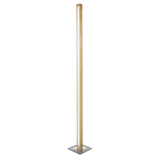 HerzBlut Leonora LED-golvlampa 161 cm oljad ek