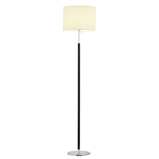 B-Leuchten Pull golvlampa, textilskärm, 161 cm