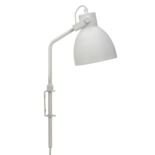 Dyberg Larsen Coast vägglampa med kontakt, vit