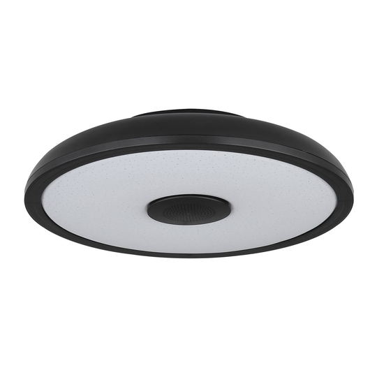 LED-taklampa Raffy högtalare RGBW svart