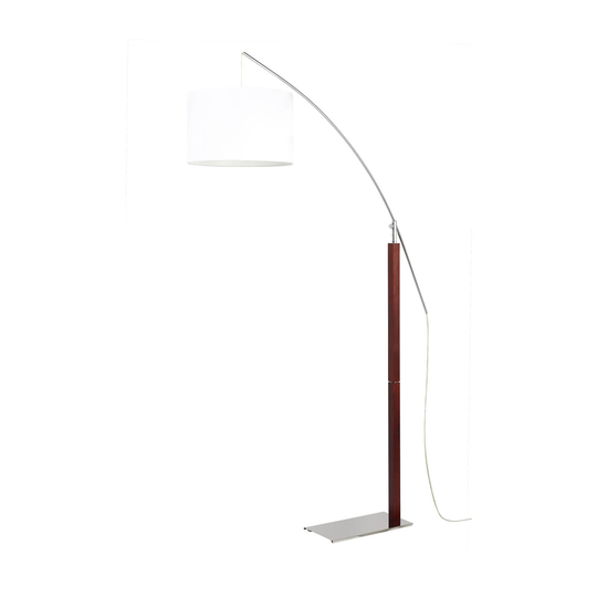 Aluminor Rainbow golvlampa ebenholts/krom
