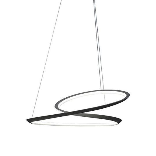 Nemo Kepler Taklampa Svart Uplight 3000K