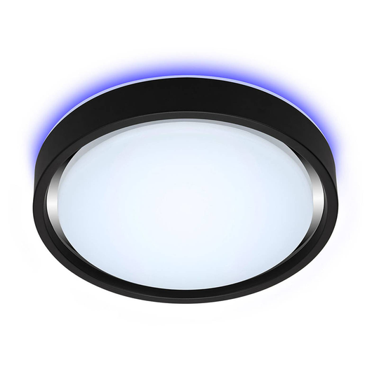 LED-taklampa Talena M RGB CCT, sensor, svart
