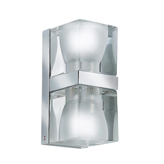 Fabbian Ice Cube Dubbel Vägglampa