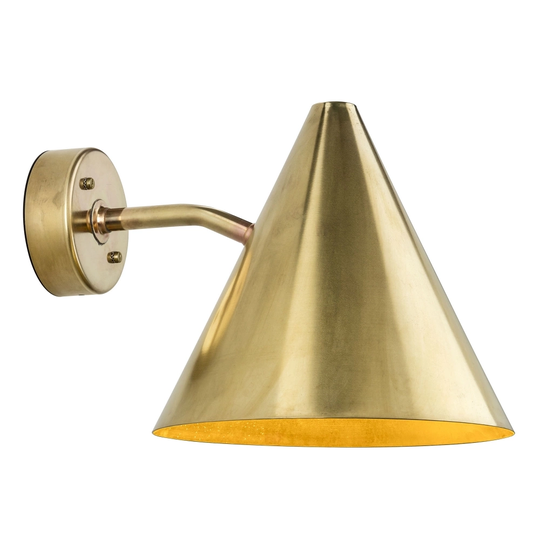 Tratten Vägglampa, Rå mässing