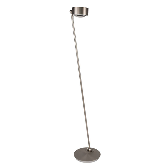 LED-golvlampa Puk Maxx Floor Mini, nickel matt