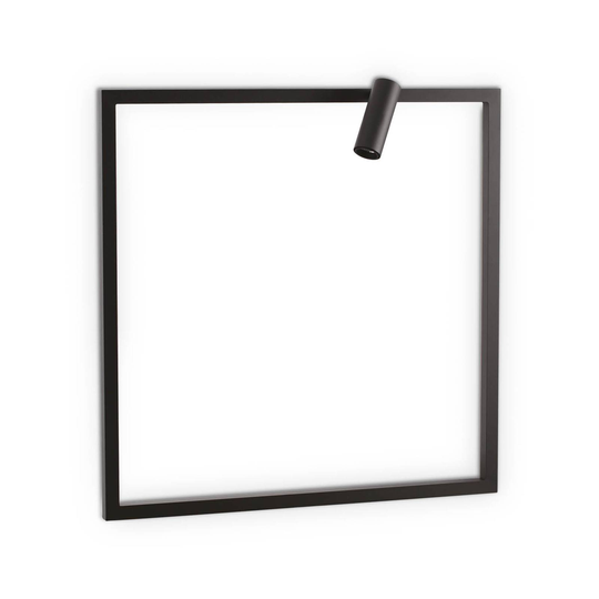 Ideal Lux Syntesi LED-vägglampa kvadrat svart