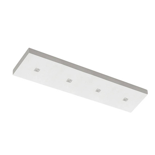 LED-taklampa 8914D, 4 lampor, 2 700 K, dimbar