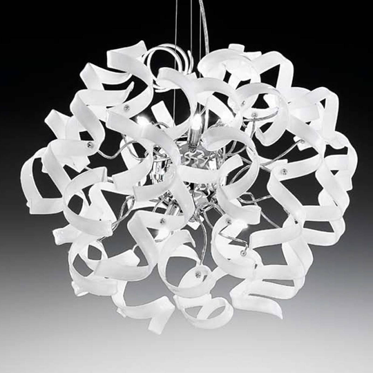 Vacker taklampa WHITE 50 cm Ø