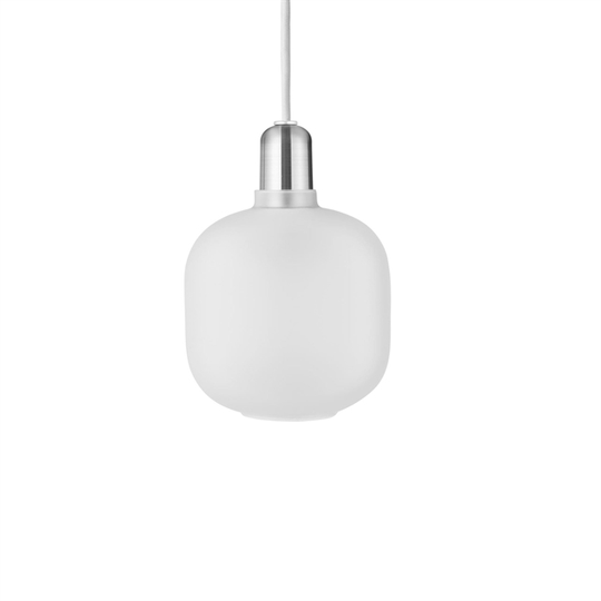 Normann Copenhagen Amp Taklampa Liten Vit/ Zink