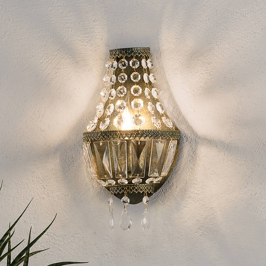 Kristall vägglampa CUPOLA