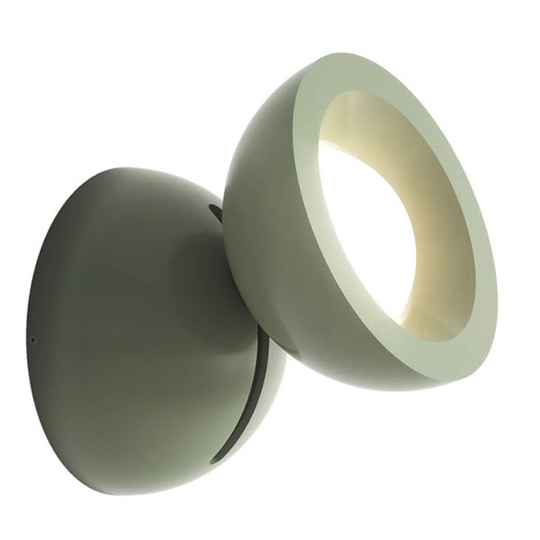 Axolight DoDot LED-vägglampa, grön 35°