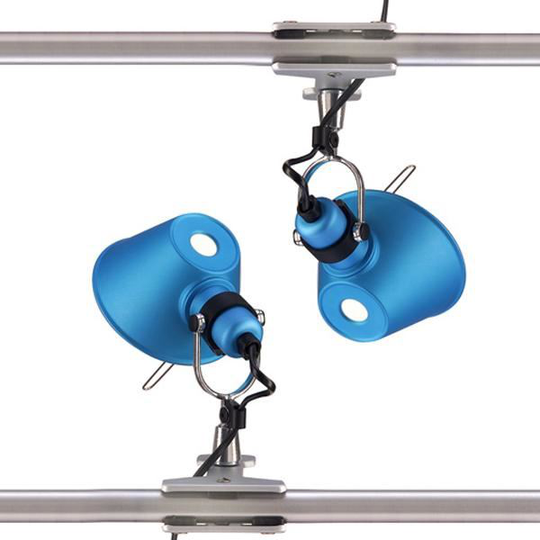 Artemide Tolomeo Micro Pinza Vägglampa Klämma Blå
