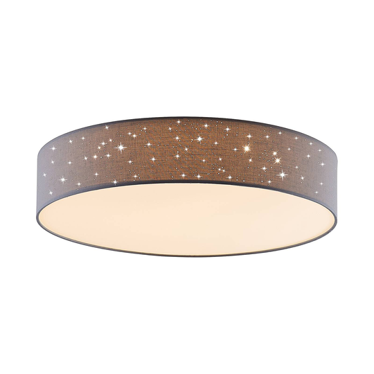 Lindby Ellamina LED-taklampa, 60 cm, ljusgrå