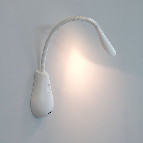 Innermost Cobra 45 Nude LED-vägglampa vit