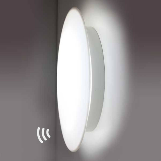 LED-Vägglampa Sun 3 4 000 K 13W med sensor
