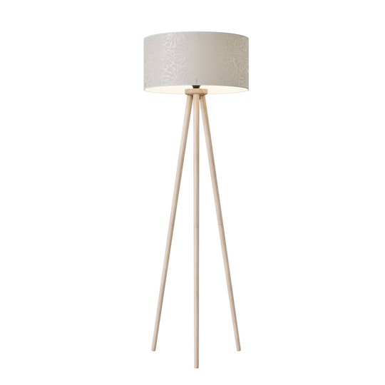 Golvlampa Hierro med tryckt lampskärm