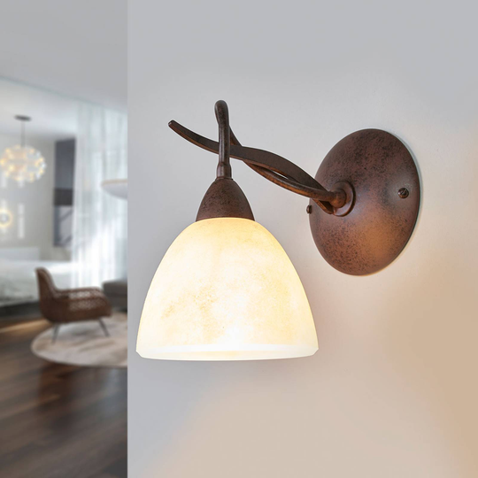 Vägglampa Samuele i lantstil, scavo