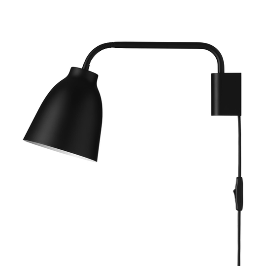 Fritz Hansen Caravaggio Read Vägglampa Svart