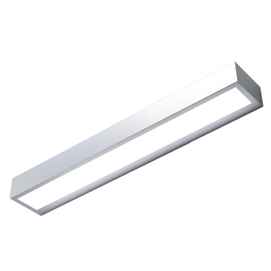 LED-vägglampa Mera, bredd 40 cm, alu, 3 000 K