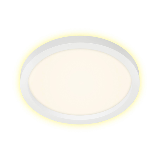 LED-taklampa 7361, Ø 29 cm, vit