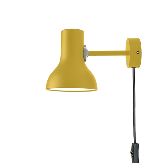 Anglepoise Type 75 Mini Vägglampa Margaret Howell Edition m. Sladd Yellow Ochre